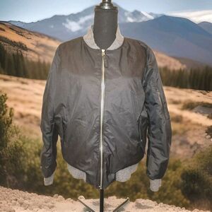 Cole Haan Mountain Hard Wear Goose Down Feather Black Jacket Womens Large